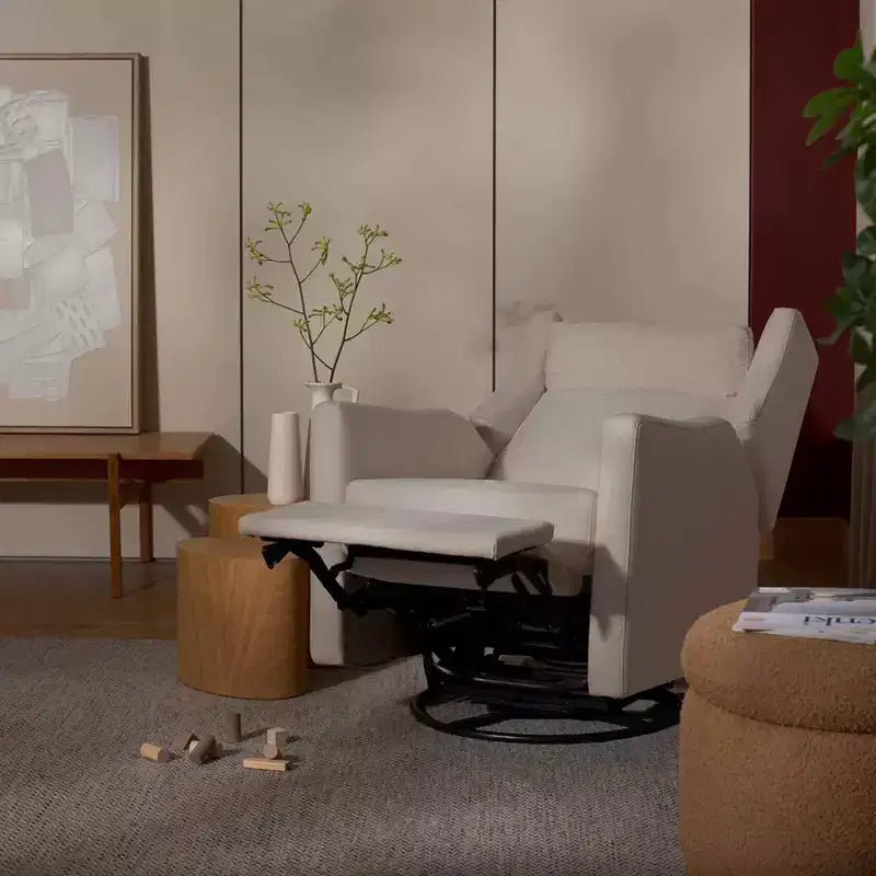 Babyletto Kiwi Plus Power Recliner and Swivel Glider with Power Adjustable Headrest and USB Port