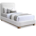 Meridian Furniture,Nolita Linen Textured Fabric Bed