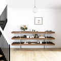 78.74 Inch Multi Tier Storage Shelf with Divided Compartments Living Room Organizer Shelf Gaoyangjiaju